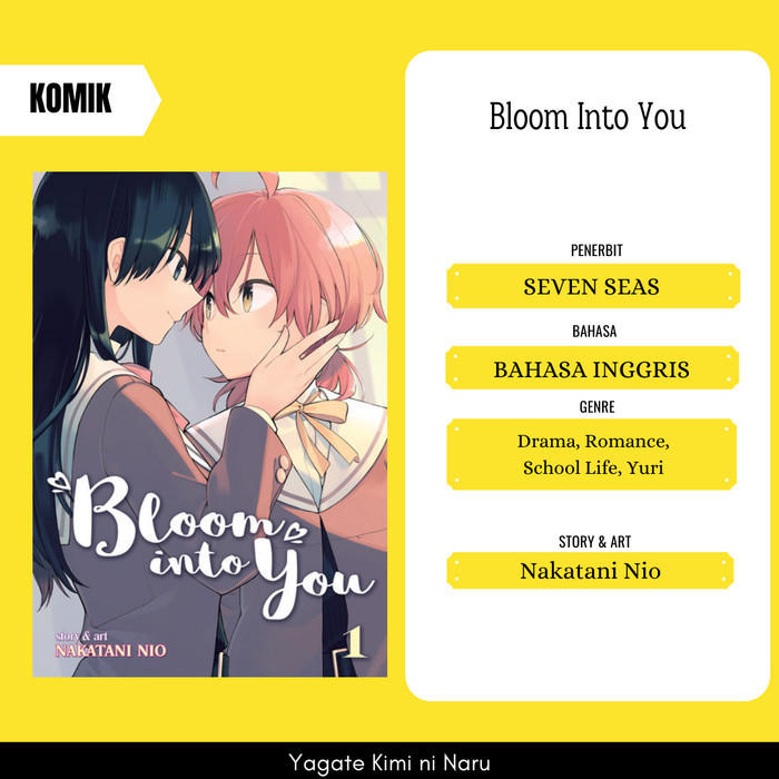 Komik YURI: Bloom Into You / Yagate Kimi ni Naru SEVEN SEAS