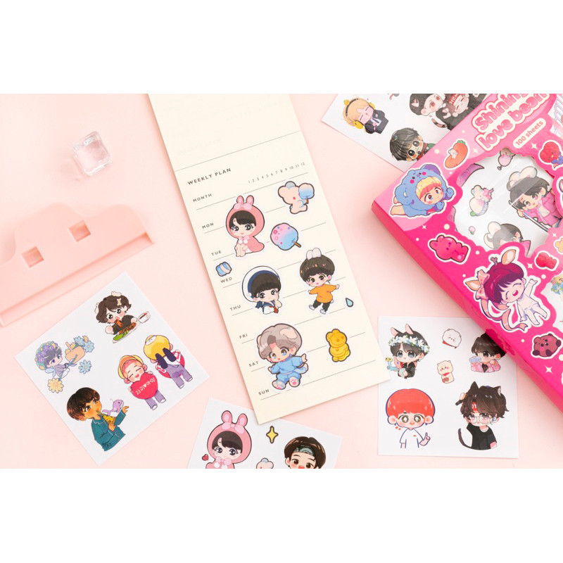 

MURAH 100 LEMBAR STICKER BOX BARU STIKER LUCU KOREA WATERPROOF JAKARTA MURAH GROSIR PREMIUM