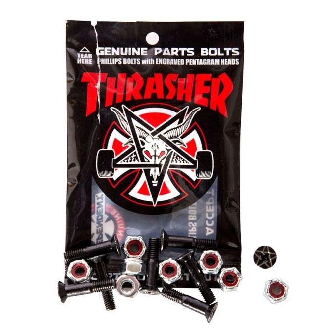 Independent X Thrasher Pentagram Boltnuts 7/8  Ready
