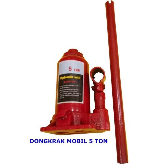 gf-5 Dongkrak Botol 5T Dongkrak Mobil Hidrolik Hydraulic Jack Universal 5 Ton Original