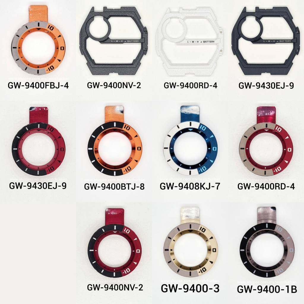 CASIO G-SHOCK DIAL FACEPLATE GW9400 FACE PLATE RING DIAL GW-9400 |tVkMHi3q|