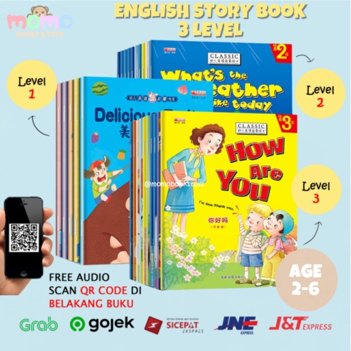 Buku - Buku Cerita Anak Bahasa Inggris Bacaan ImporEnglish Story Book Tk Sd