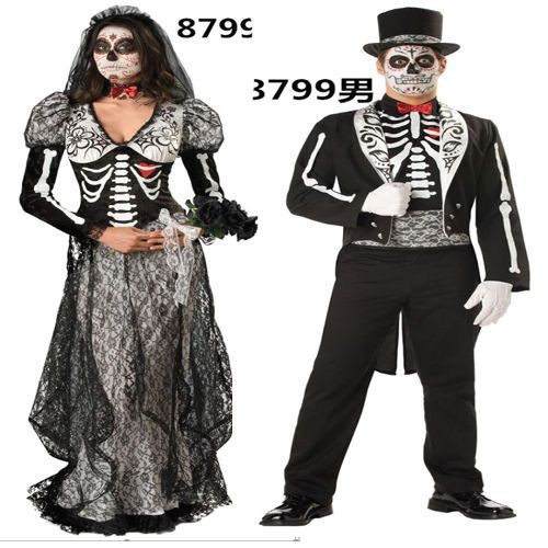 Kostum Halloween Pasangan Hantu