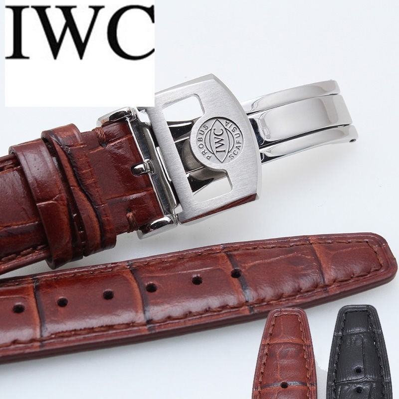 Cocok Untuk Tali IWC Jam Tangan Pilot Besar Kulit Asli Pria Portugal 20 22mm |UUInXdKU|