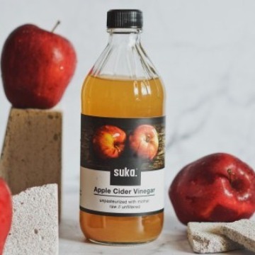 

Suka - Cider Vinegar with Mother / Cuka Apel (475ml)