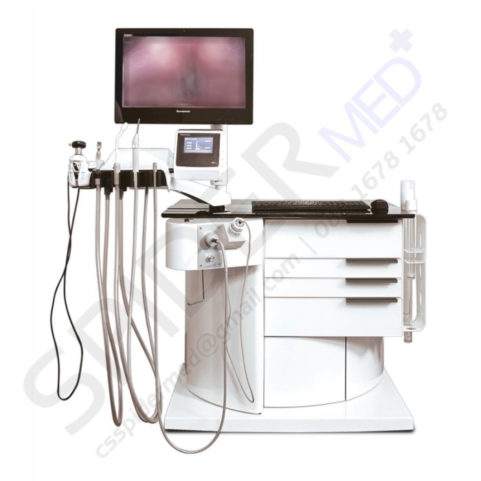 Euroclinic ENT Unit Otocompact Steel Endoscopy Treatment / Peralatan Pemeriksaan THT Endoskopi Set