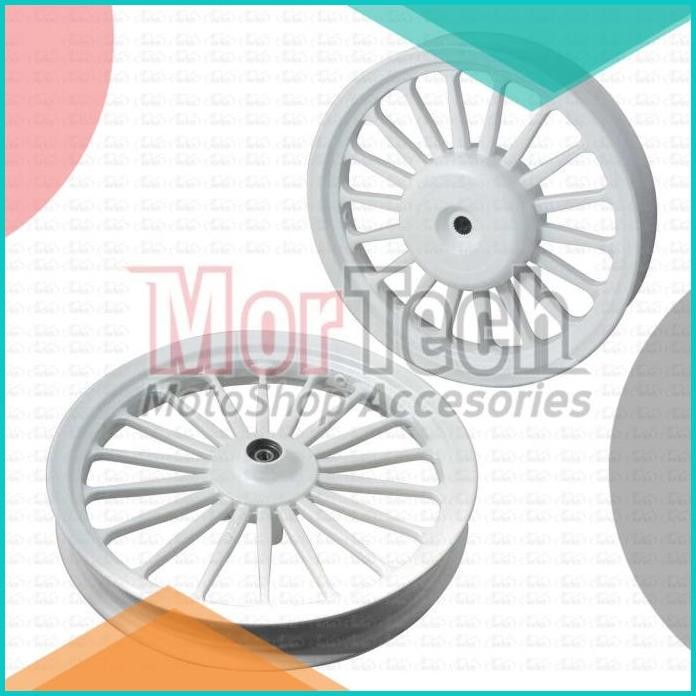Velg - pelek racing Palang 18 Galaxy Rossi Beat Street FI eSP Putih 1