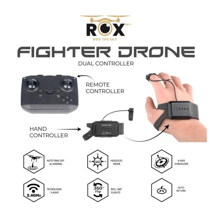 Rox Fighter Drone Dual Controller Original