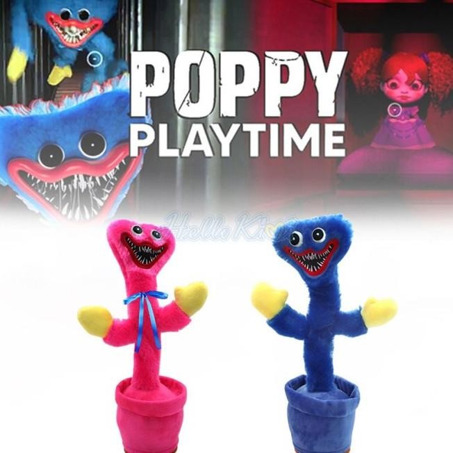 Dancing Cactus Doll Poppy Playtime Huggy Wuggy Usb Mainan Boneka