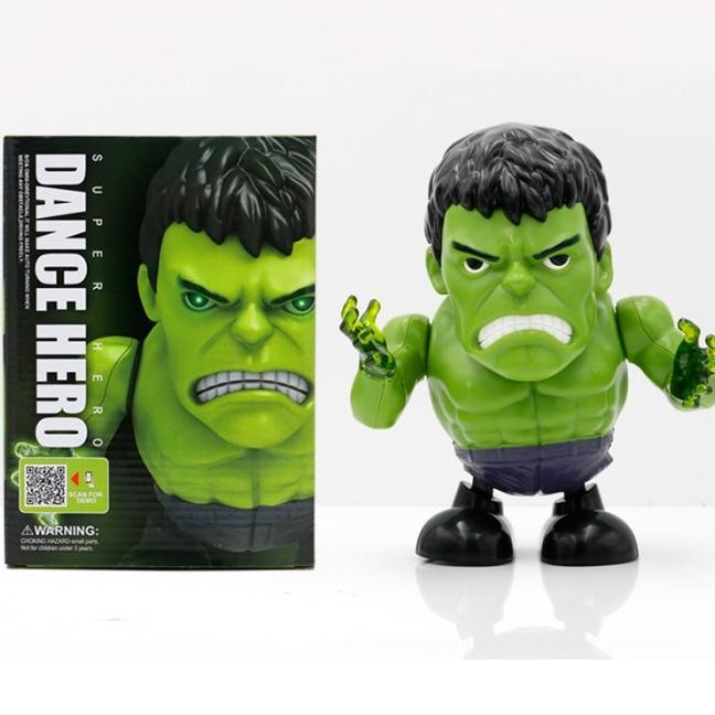 M153I Mainan Dance Hero Hulk With Music Joget Dancing Led Jumbo
