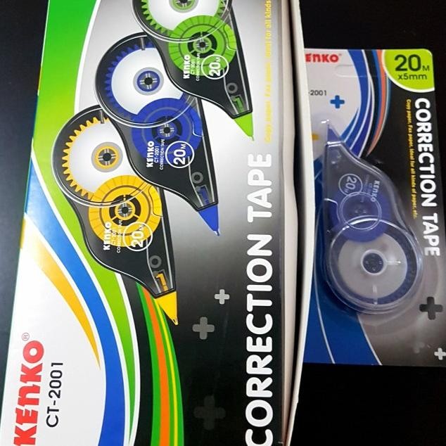 

Correction Tape Ct-2001 Kenko 20M X 5Mm (Per Lusin) Tip Ex Kertas