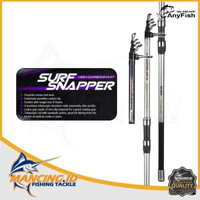 Anyfish SURF SNAPPER (S TELE) Fishing Rod Jorang Pancing Surf Antena