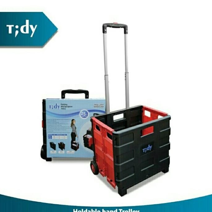 TROLLEY Tidy Trolly Barang Lipat/Trolly Galon/Foldable Hand trolly 25 Kg