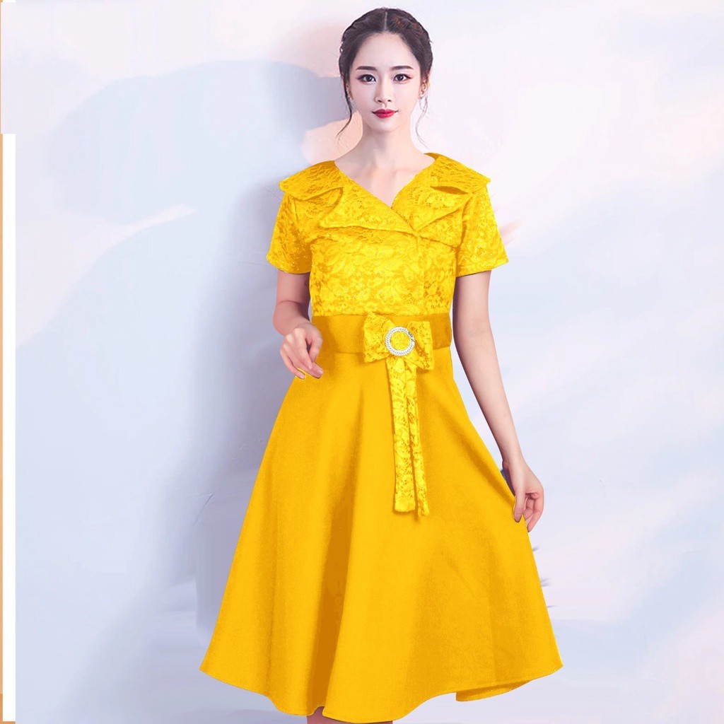 Pakean Atasan Natal Murah Dress Natalan Bahan Premium Diris Bj Fashion Korea Dress Ukuran M L Xl Xxl