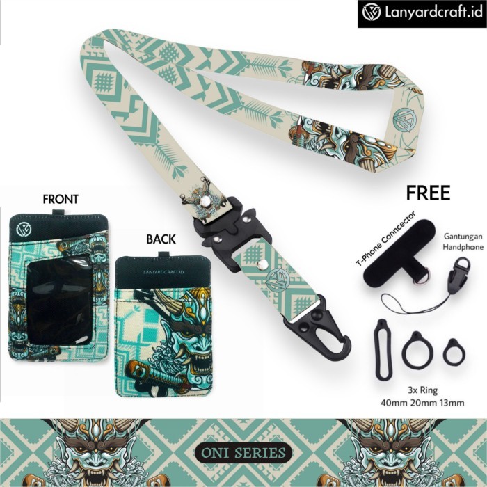 

Sale Lc.Id Lanyard Craft Oni V3 Gantungan Tali Holder Card Printing