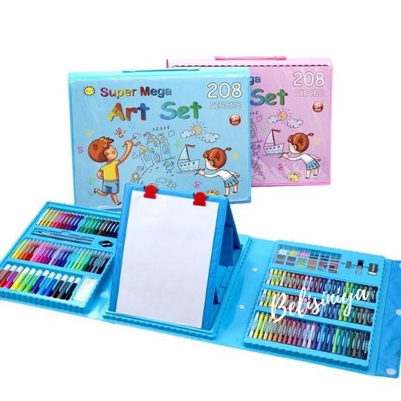 

Big Sale!!! [ LSC ] Crayon Pensil Warna Art Set Pensil Warna Crayon ( 208 ) Hemat