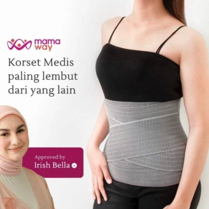 MAMAWAY Nano Bamboo Korset Pelangsing Pasca Melahirkan