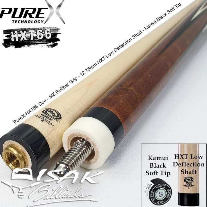 Promo PureX HXT66 Cue - HXT Low Deflection Shaft Billiard Stick