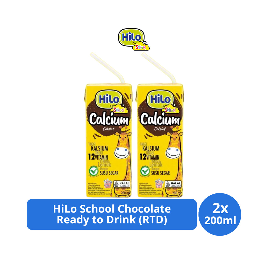 

HiLo School Chocolate Ready to Drink (RTD) 200ml x 2 pcs