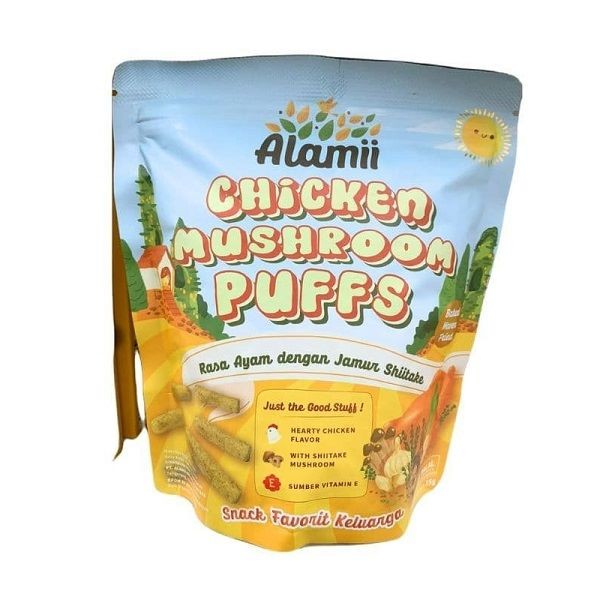 

ALAMII CHICKEN MUSHROOM PUFFS 25G