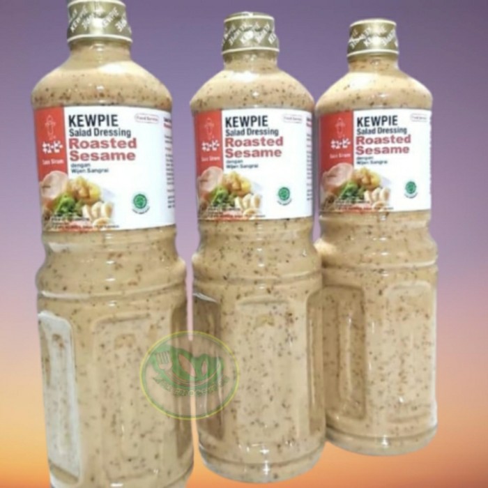 

Ready Kewpie Salad Dressing Roasted Sesame 1 Liter Saus Wijen Sangrai