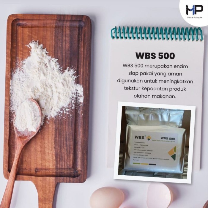 

Enzim WBS 500 - Perenyah - untuk kress bakso sosis nugget repa
