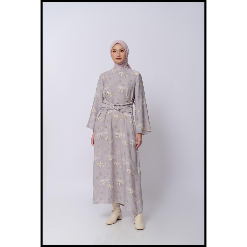 Zm Zaskia Mecca - Brenda Gamis Dress Muslim - Romansa Khatulistiwa - Edisi Michelia Alba