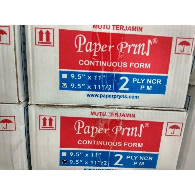 

Kertas CF Continuous Form 2 ply/2 Paper Print