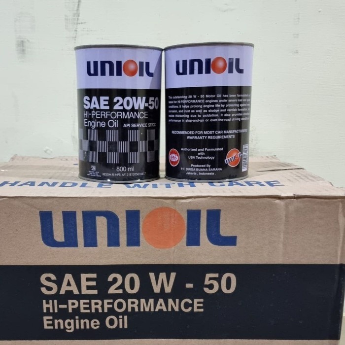 Oil Oli Unioil 0,8L High Performance Engine Oil SBI Motor Bebek