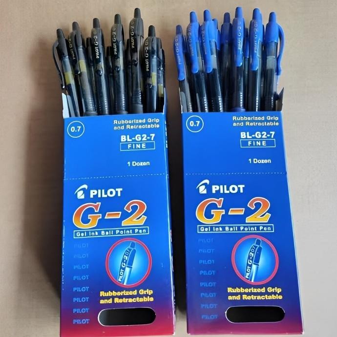 

TERMURAH - (1PACK) Pulpen Pilot G2 0.7/0.5 BL-G2 isi 12Pcs Pulpen