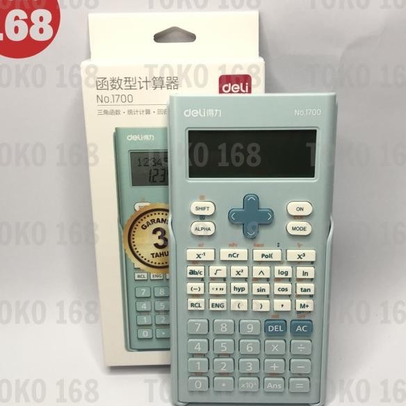 

Deli Scientific Calculator/Kalkulator Ilah/Sekolah 1700 (Pcs)