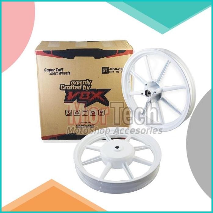 Velg Pelek Racing Rossi Venus Balok 8 Ring 14 Mio Sporty - Mio J Puti