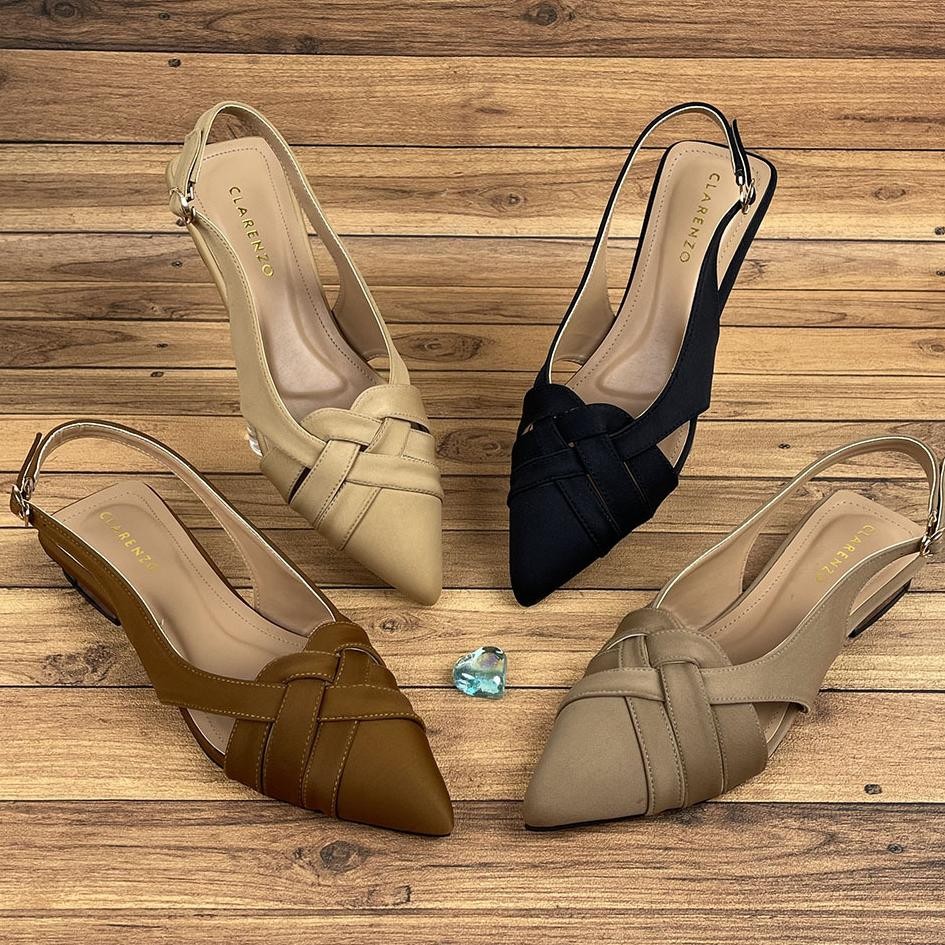 Hl - Sepatu Sandal Mules Daymihci Hak 3Cm Yk04 ~ Clarenzo