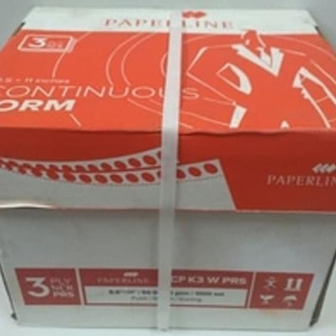 

TERMURAH - continuous form paperline 9.5 x 11, 3 ply PRS
