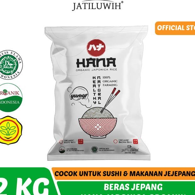 

Beras Jepang Beras Japonica Organik Jatiluwih 2Kg / Bagus Untuk Sushi