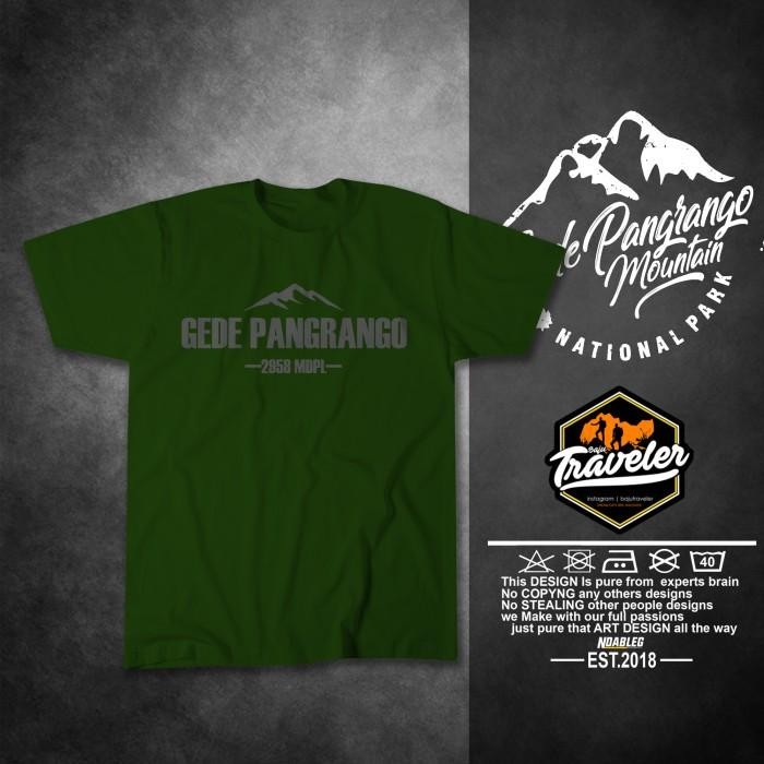Kaos Pendaki Gunung Gede Pangrango Mountain