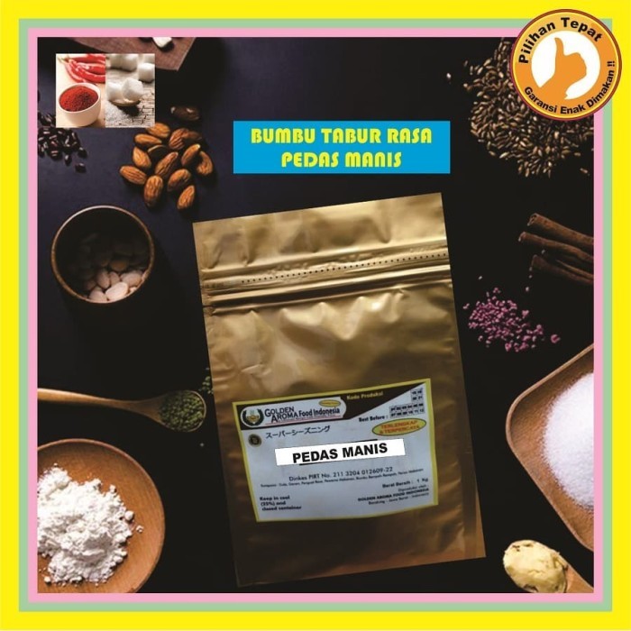 

Lhiu - Bumbu Tabur Pedas Manis 1Kg Enak Gurih Murah Bubuk Tabur Pedas Manis