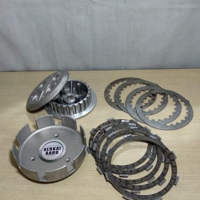 /////] Rumah Kaki 4 Plat Kampas Kopling Set Yamaha DT100 DT100X DT 100