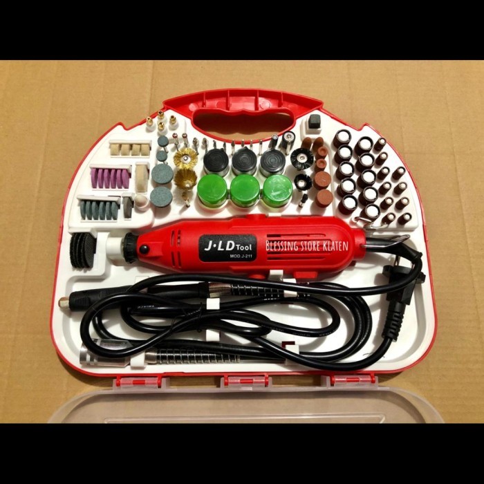 ] MINI DIE GRINDER JLD J211 / TUNER KIT SET MESIN GERINDA MINI