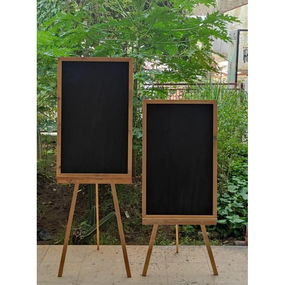 

Papan Tulis Kapur hitam Blackboard papan ukuran 50 x 80 standing 80 TL