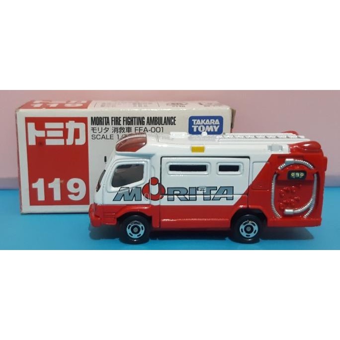 Tomica Takara Tomy 119 Morita Fire Fighting Ambulance