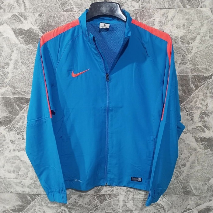 JAKET NIKE TRACKTOP PRIA OLAHRAGA CASUAL RUNNING SZ L DRY FIT
