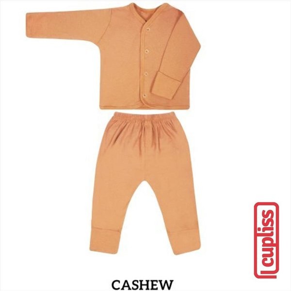 Cashew Little Palmerhaus Button Tee Long Sleeve Baju Bayi *