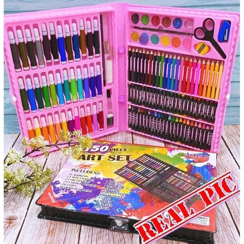 

QV21 CRAYON SET ISI 208PCS VIRAL Case Portable all in one Crayon isi 150pcs Viral Original