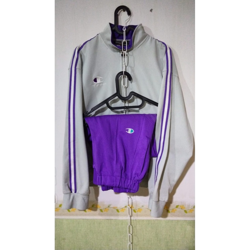 JASPO VINTAGE-SETELAN CHAMPIONS VINTAGE JAKET TRACKTOP UNISEX