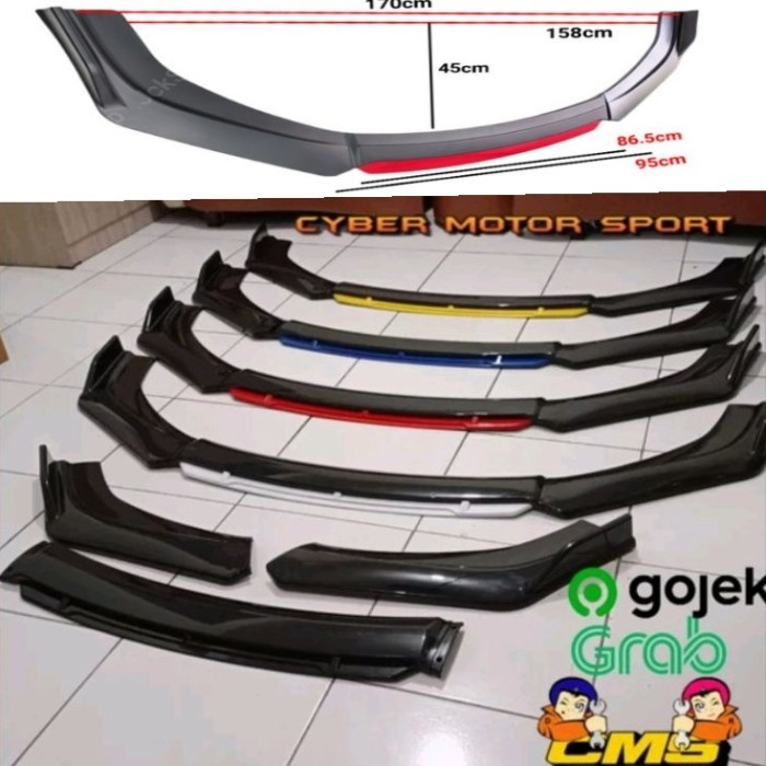 FRONT LIPS UNIVERSAL BUMPER LIPS WARNA