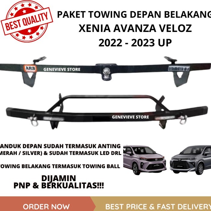 PAKET TOWING XENIA AVANZA VELOZ 2022 2023 DEPAN BELAKANG MODEL ARB