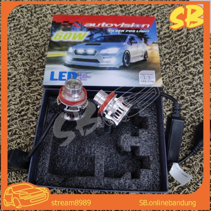 FOG LIGHT AUTOVISION LED FOGLAMP H11 H8 H16 HB4 9006 LASER FOGLIGHT