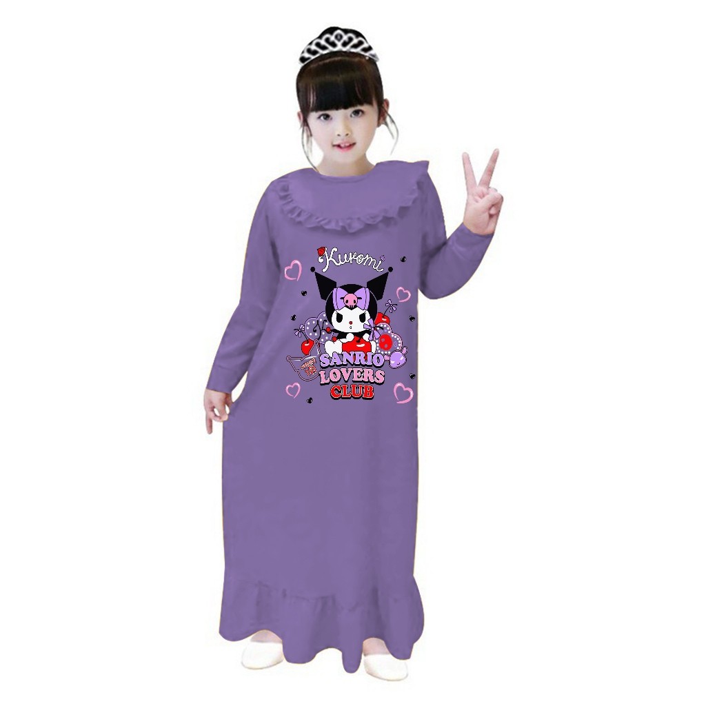 Busana Modern Gamis Remaja Tanggung 3-14 Tahun Gsmis Anak Syari Bju Anak Perempuan Ghamis Cewe Canti