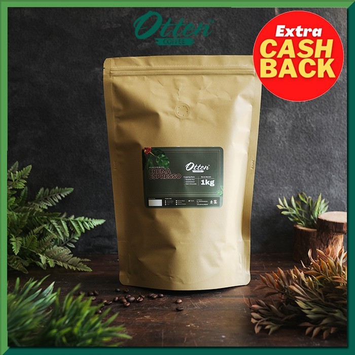 

Kopi Crema Espresso 1Kg Biji Bubuk Kopi Arabica Robusta Coffee